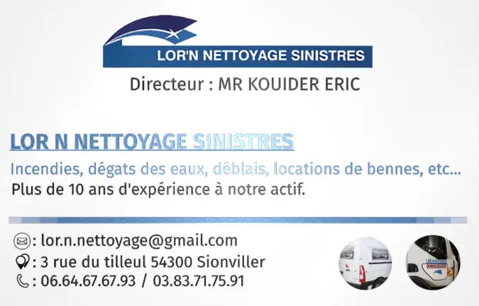 carte de visite Lor'N Nettoyage